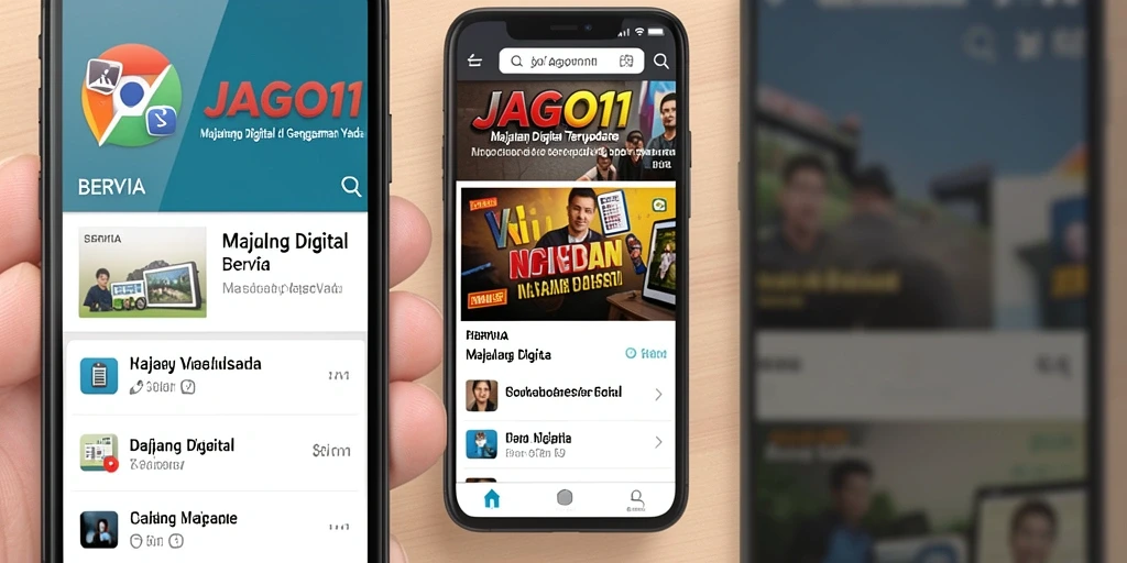 Tampilan antarmuka JAGO11 dengan fitur Majalah Digital yang menarik.
