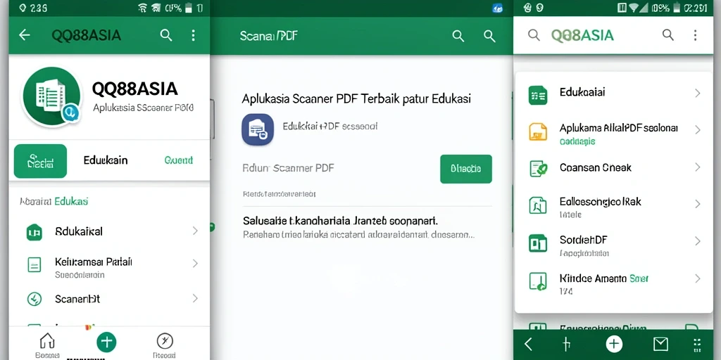 Screenshot utama QQ88ASIA menampilkan antarmuka pemindaian PDF yang intuitif dan modern.