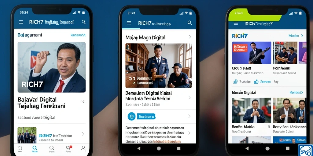 Tampilan antarmuka RICH7 yang menarik dan fungsional.