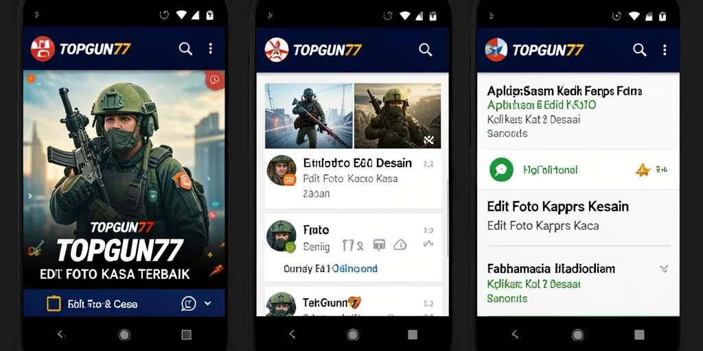 Antarmuka sederhana dan fungsional dari TOPGUN77 untuk Edit Foto Kertas Kaca.