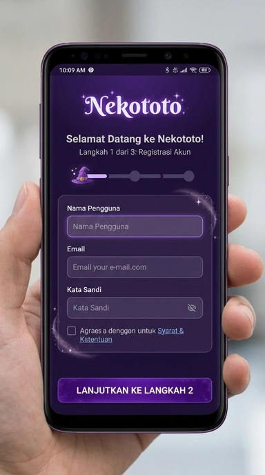 Cara Mudah Registrasi Akun Baru nekototo